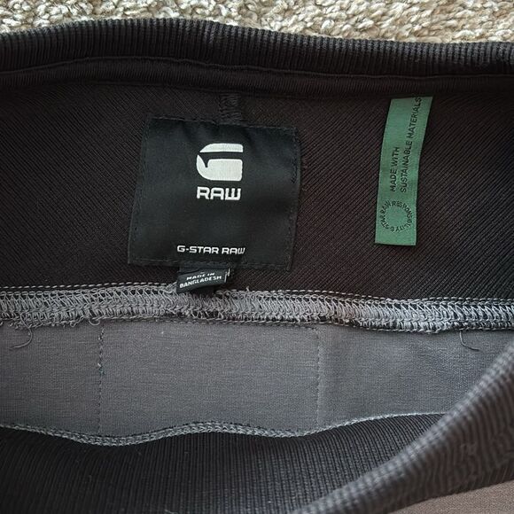 G-Star Raw Crewneck Sweater Grey and Black Small - Picture 2 of 6